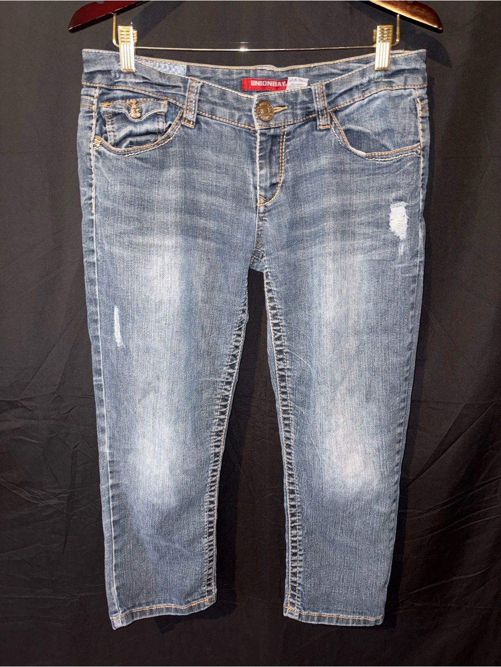 Unionbay Embellished Crop Jeans/Capris